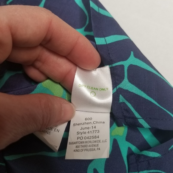 Lilly Pulitzer Elsa Under The Palms Top. XXS - Picture 7 of 7